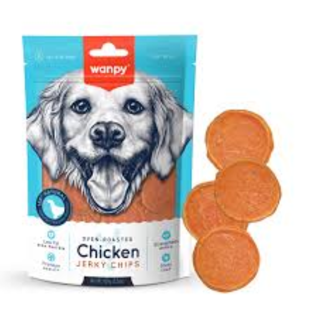WANPY CHICKEN JERKY CHIPS 100G CB-02H